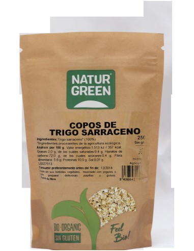 Copos Trigo Sarraceno Bio 250 G Sin Gluten