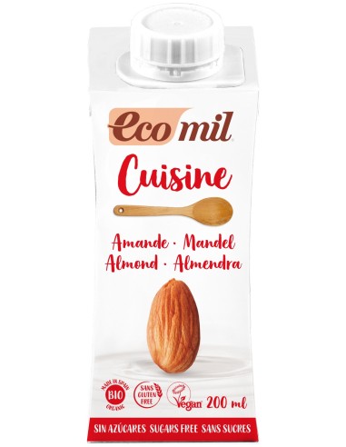 Ecomil Cousine Almond Nature Bio 200Ml