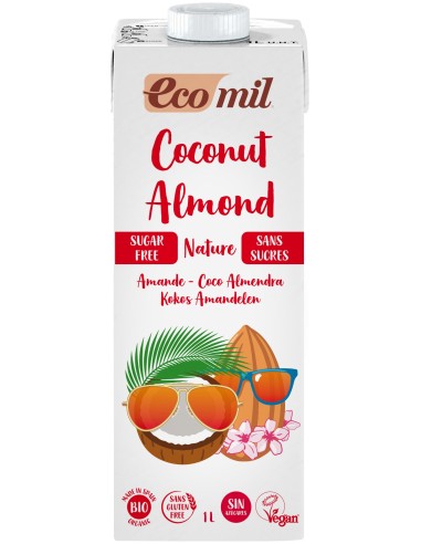 Ecomil Bebida Ecológica De Coco Almendra Calcium 1 L