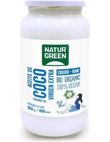 Naturgreenaceite Ecológico De Coco Virgen 800 G