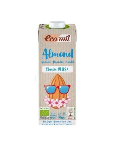 Ecomil Leche Ecológica De Almendra Clásica Con Calcio 1L