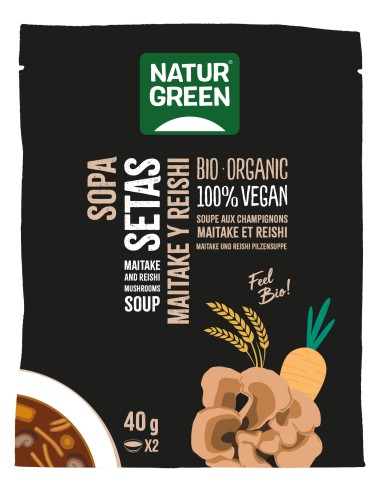 Naturgreen Sopa Setas Maitake Y Reishi Bio 40G