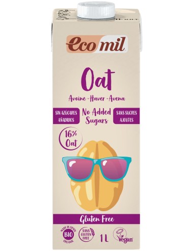 Ecomil Oat Nature Glut Free Bio 1 Litro Sin Azucar